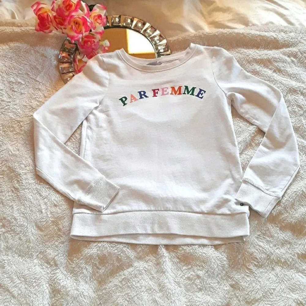 Only Life Par Femme Sweatshirt White S